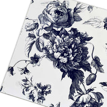 Cargar imagen en el visor de la galería, Pack de Mantel Individual #1 Flor Azul Marino
