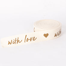 Cargar imagen en el visor de la galería, Listón "with love" 38mm/10mts