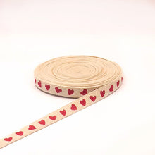 Cargar imagen en el visor de la galería, Listón corazoncitos 10mm/10mts