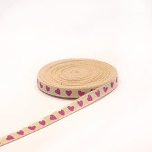 Cargar imagen en el visor de la galería, Listón corazoncitos 10mm/10mts