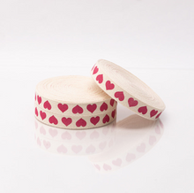 Cargar imagen en el visor de la galería, Listón Corazones 16 mm/ 10mts
