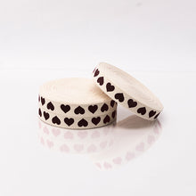 Cargar imagen en el visor de la galería, Listón Corazones 16 mm/ 10mts