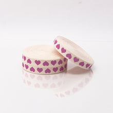 Cargar imagen en el visor de la galería, Listón Corazones 16 mm/ 10mts