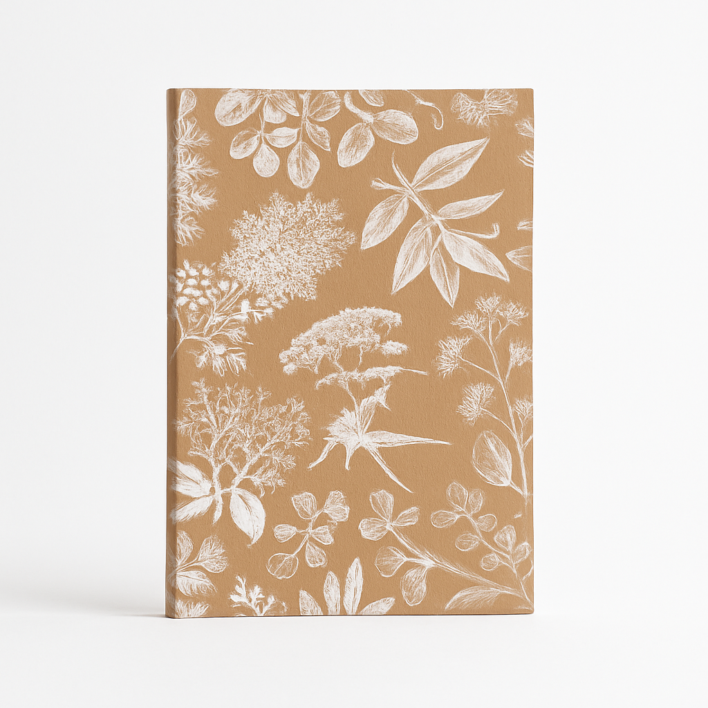Libreta Textura Flores