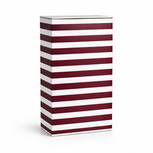 Cargar imagen en el visor de la galería, Caja Bouquet  Rayas Burgundy
