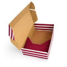 Cargar imagen en el visor de la galería, Caja Bouquet  Rayas Burgundy
