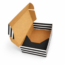 Cargar imagen en el visor de la galería, Caja Bouquet  Rayas Negras

