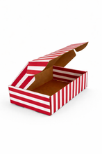 Cargar imagen en el visor de la galería, Caja Bouquet  Rayas Rojo
