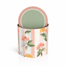 Cargar imagen en el visor de la galería, Caja Redonda Bloom Stripes 15x15cm
