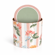 Cargar imagen en el visor de la galería, Caja Redonda Bloom Stripes 20x20cm
