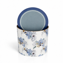 Cargar imagen en el visor de la galería, Caja Redonda Porcelain Blue 25x20cm
