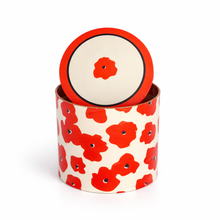 Cargar imagen en el visor de la galería, Caja Redonda Red Poppy 15x15cm

