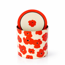 Cargar imagen en el visor de la galería, Caja Redonda Red Poppy 20x20cm
