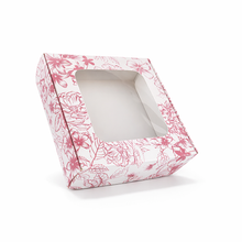 Cargar imagen en el visor de la galería, Caja Brownie con ventana Pink Petals

