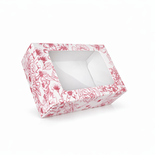 Cargar imagen en el visor de la galería, Caja Papelería con ventana Pink Petals
