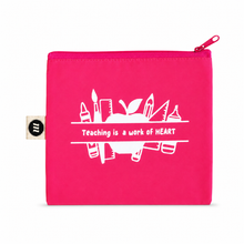 Cargar imagen en el visor de la galería, Pouch Mediana Día del Maestro Rosa Neon
