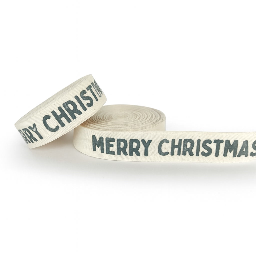 Listón Merry Christmas 25mm