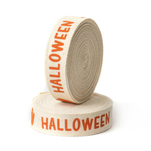 Cargar imagen en el visor de la galería, Listón &quot;HALLOWEEN&quot; 25mm/10mts
