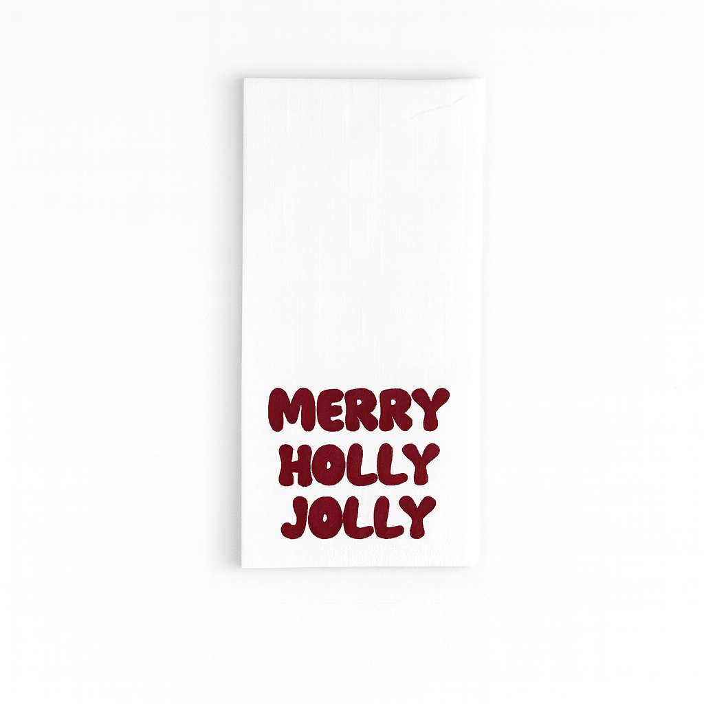 Servilletas Red Holly Jolly