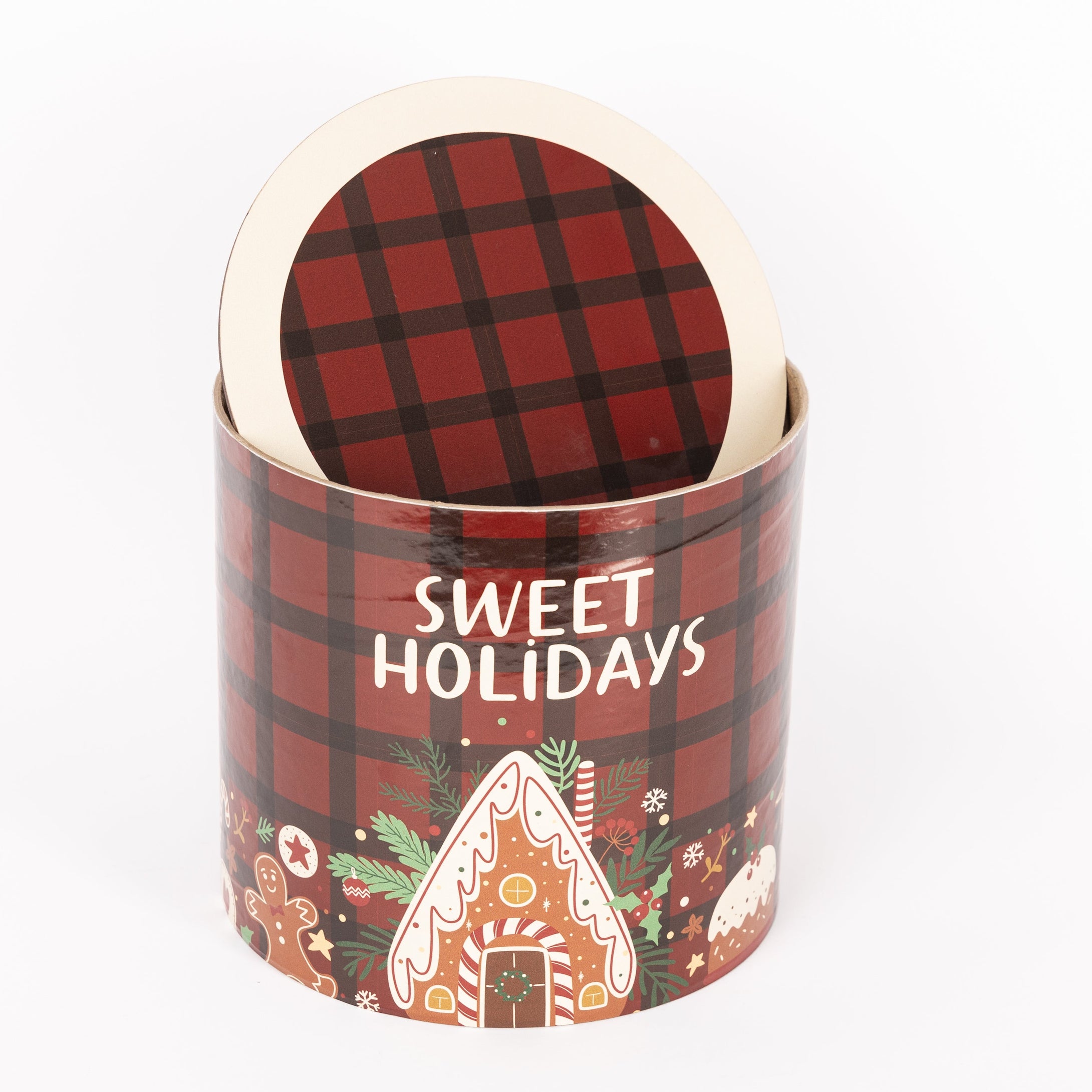 Caja Redonda Gingerbread