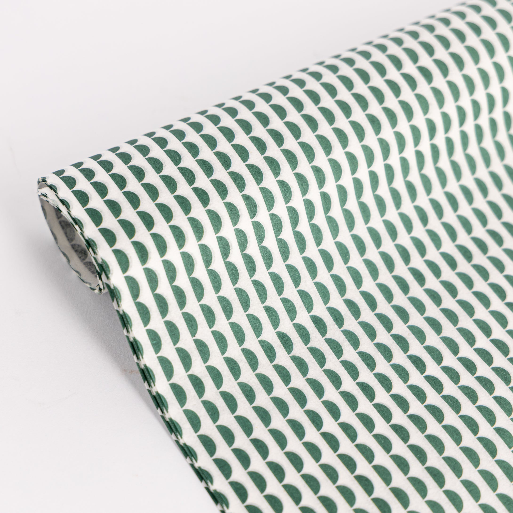 Holiday Paper Green Waves