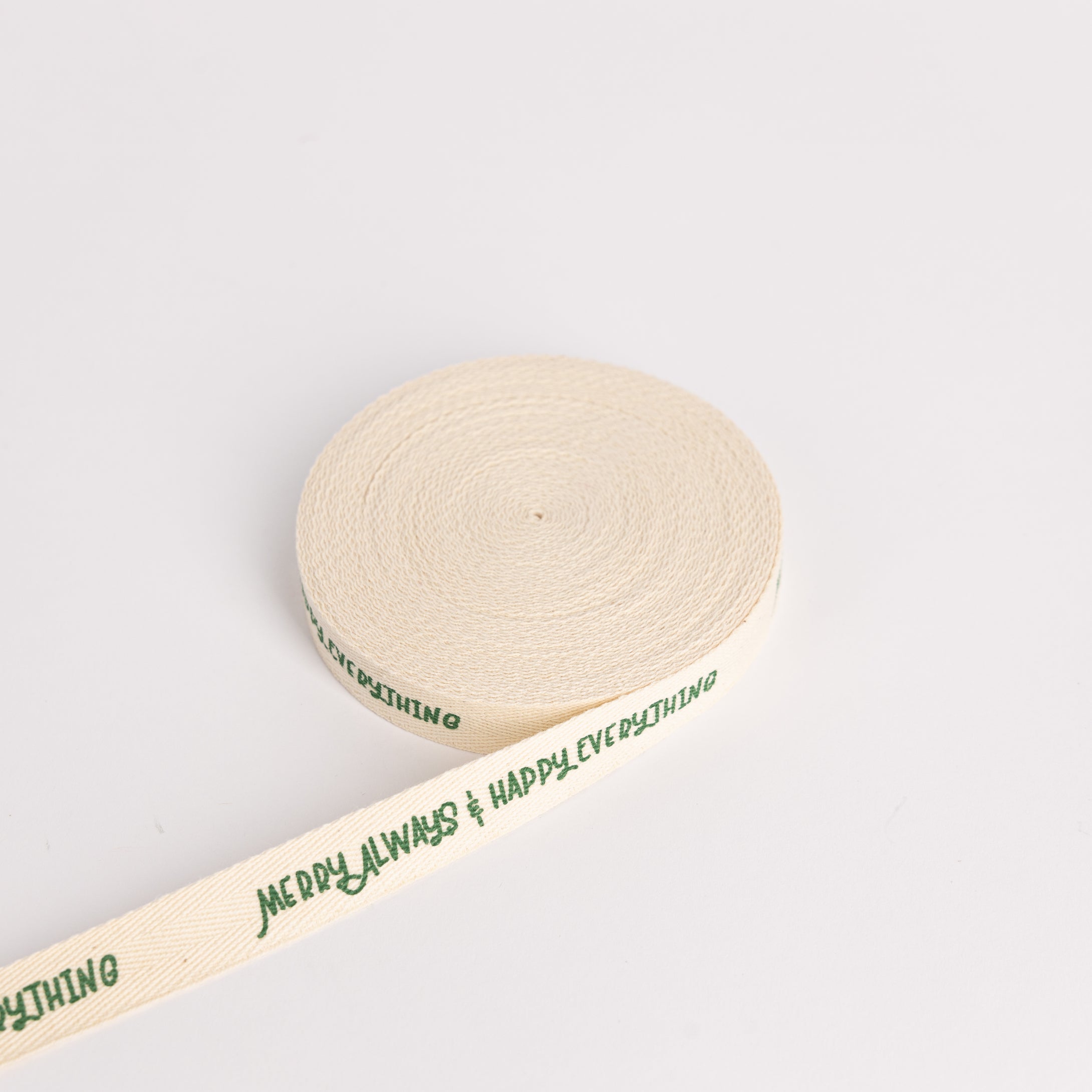 Listón Merry Always & Happy Everything 16mm