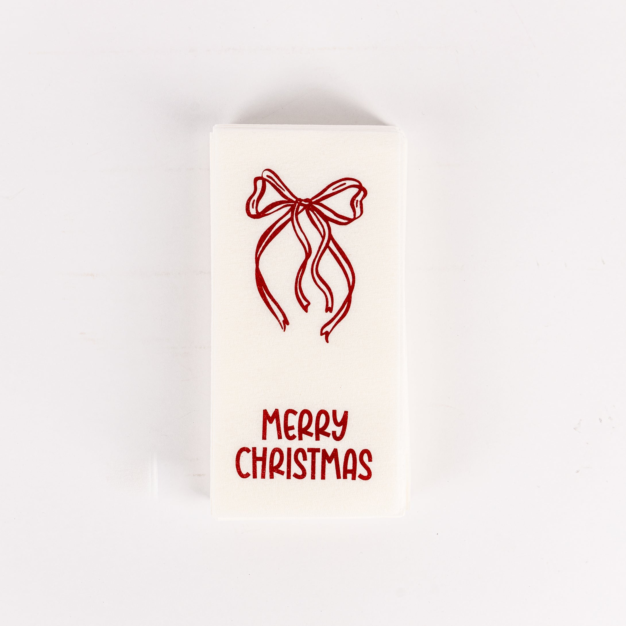Servilletas Bow+ Merry Christmas