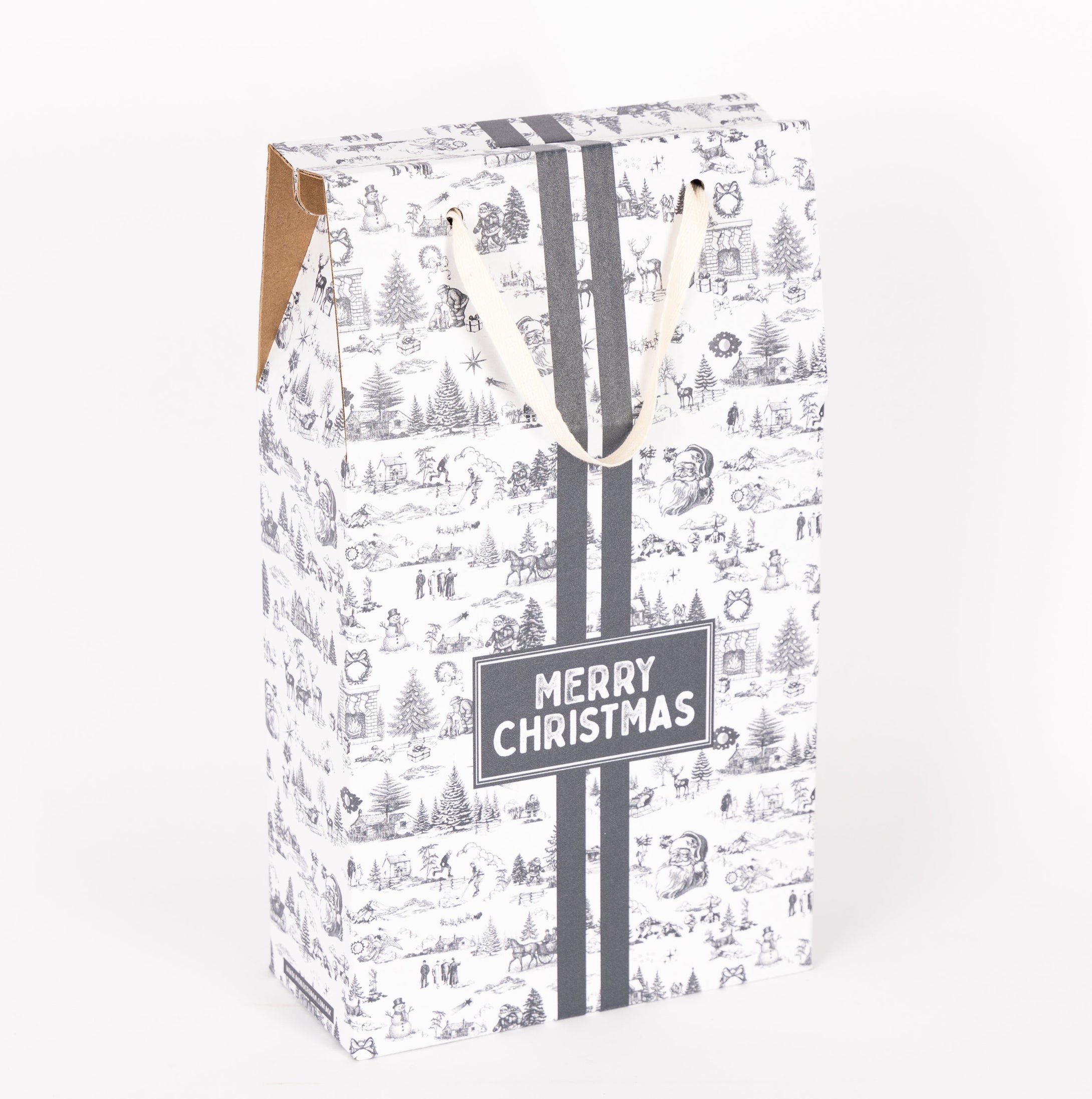 Bolsa Doble Vino Toile de Jouy