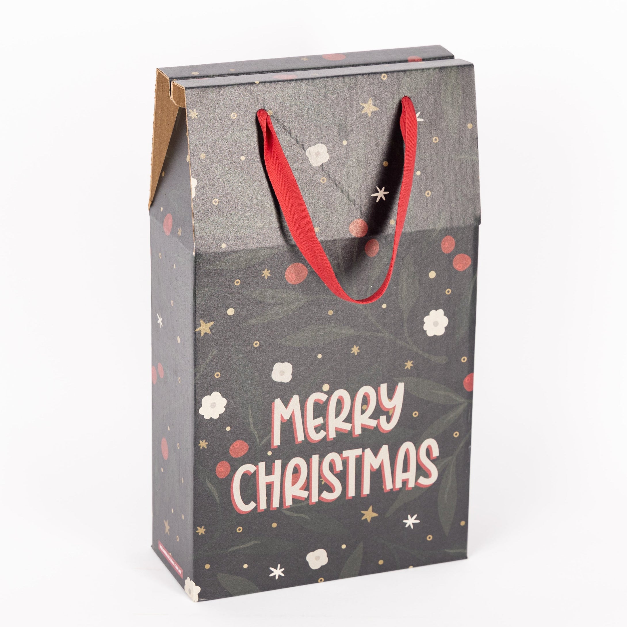 Bolsa Doble Vino Merry Christmas