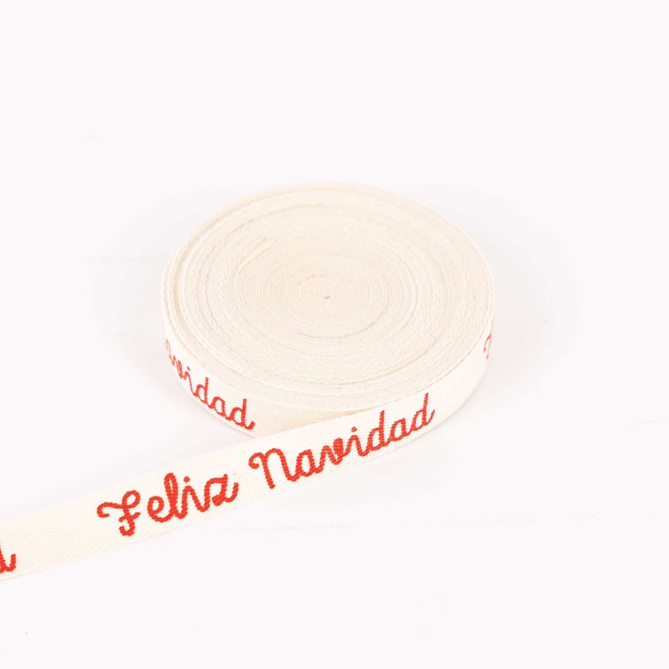 Listón Feliz Navidad  16 mm