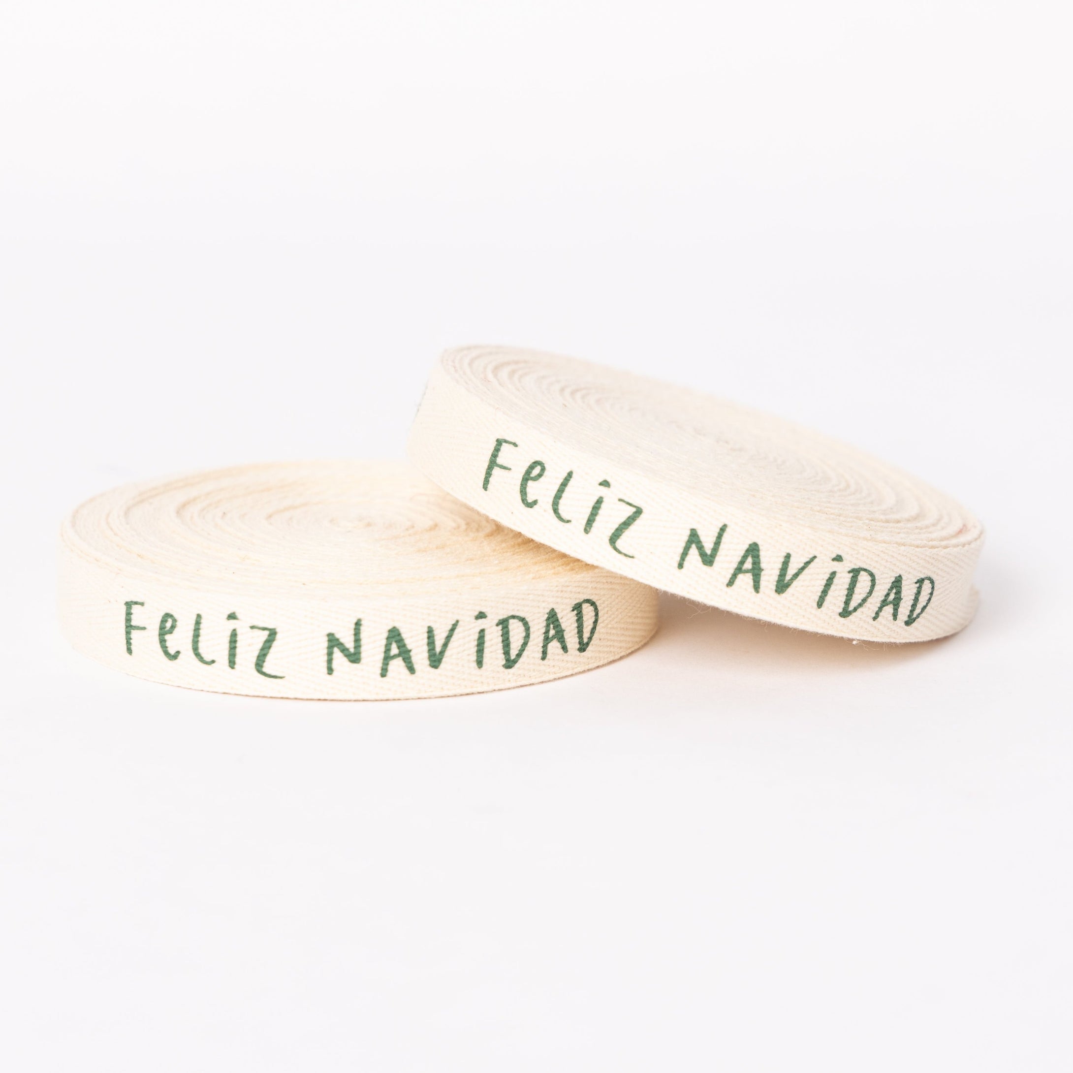 Listón Feliz Navidad 16mm