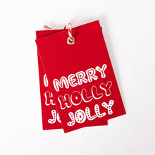 Cargar imagen en el visor de la galería, Tag &quot;MERRY HOLLY JOLLY&quot;
