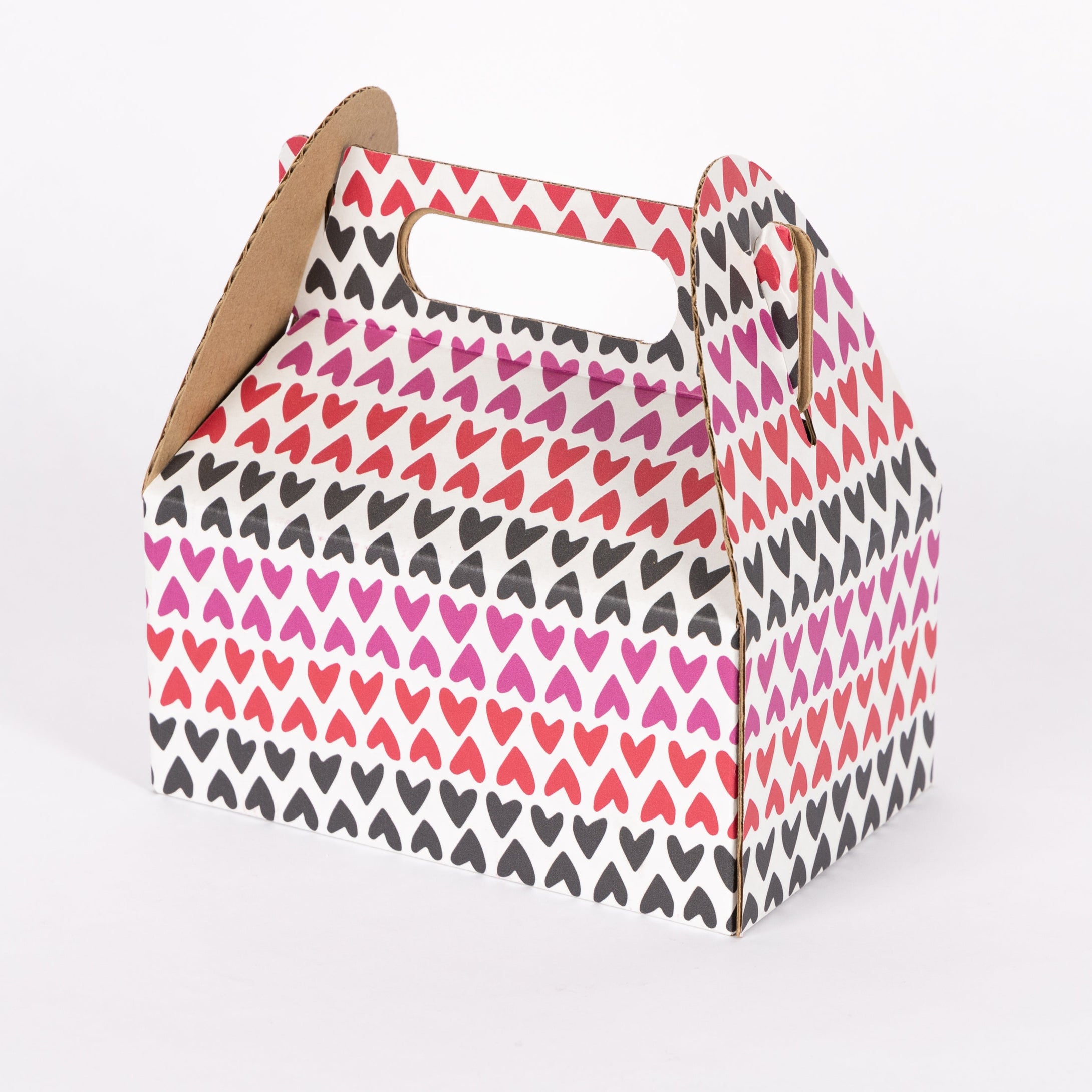 Caja Lunchbox  Corazones Multicolor