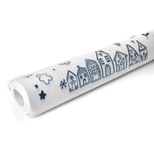Cargar imagen en el visor de la galería, Papel Pueblo Navideño Azul
