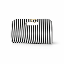 Cargar imagen en el visor de la galería, Portaflores Rayas  Negras c/ Blanco
