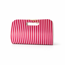 Cargar imagen en el visor de la galería, Portaflores Rayas  Rosa Burgundy
