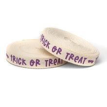 Cargar imagen en el visor de la galería, Listón  &quot;Trick or Treat&quot; 16mm/10mts
