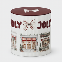 Cargar imagen en el visor de la galería, Caja Redonda Holly Jolly
