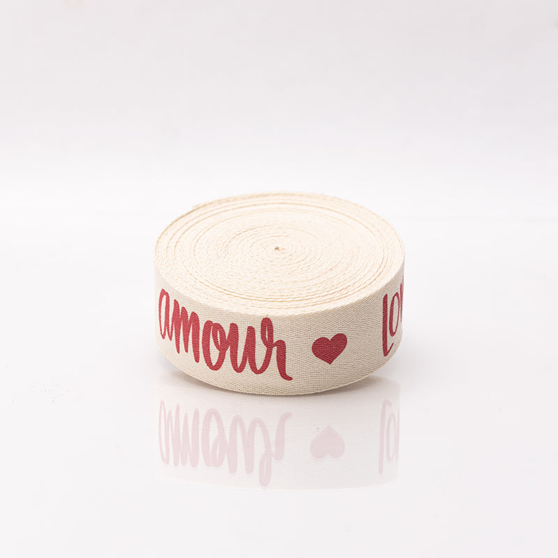 Listón Love Kisses Amour 42 mm/10mts